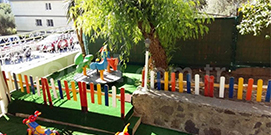 Polen Montessori Anaokulunun bahçesi